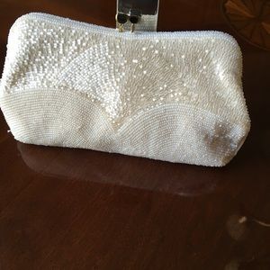 Vintage Beaded Clutch Purse, made in Japan, never used